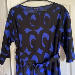 Marimekko Shift Dress With Belt Size 42